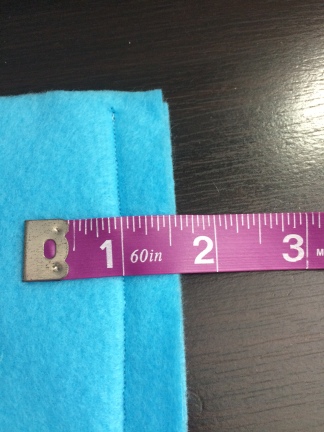 When sewing any item for pets, you want to maintain an adequate seam allowance. A seam allowance of at least 5/8" to 1/2" is recommended. This ensures that as the item is put through the stress of use, your seams will not easily pull apart.